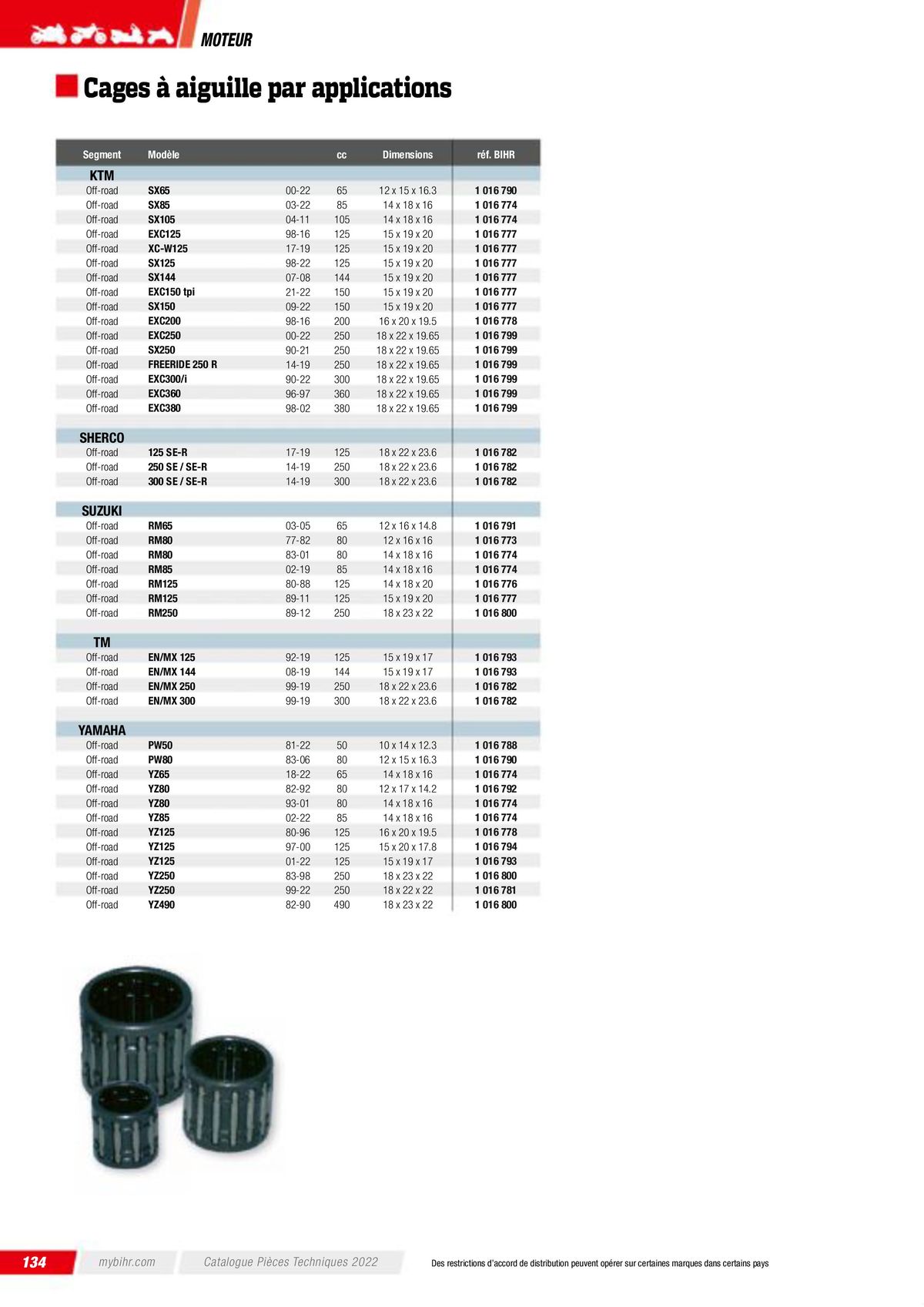 Catalogue Pièces Techniques 2023, page 00136