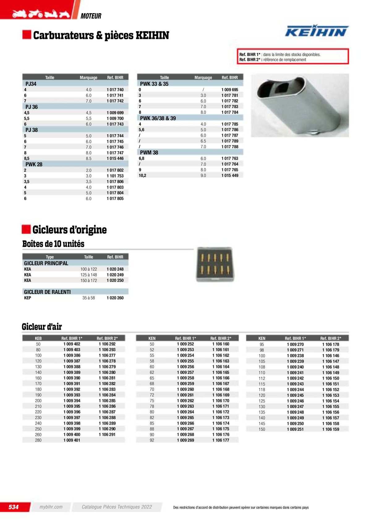 Catalogue Pièces Techniques 2023, page 00536