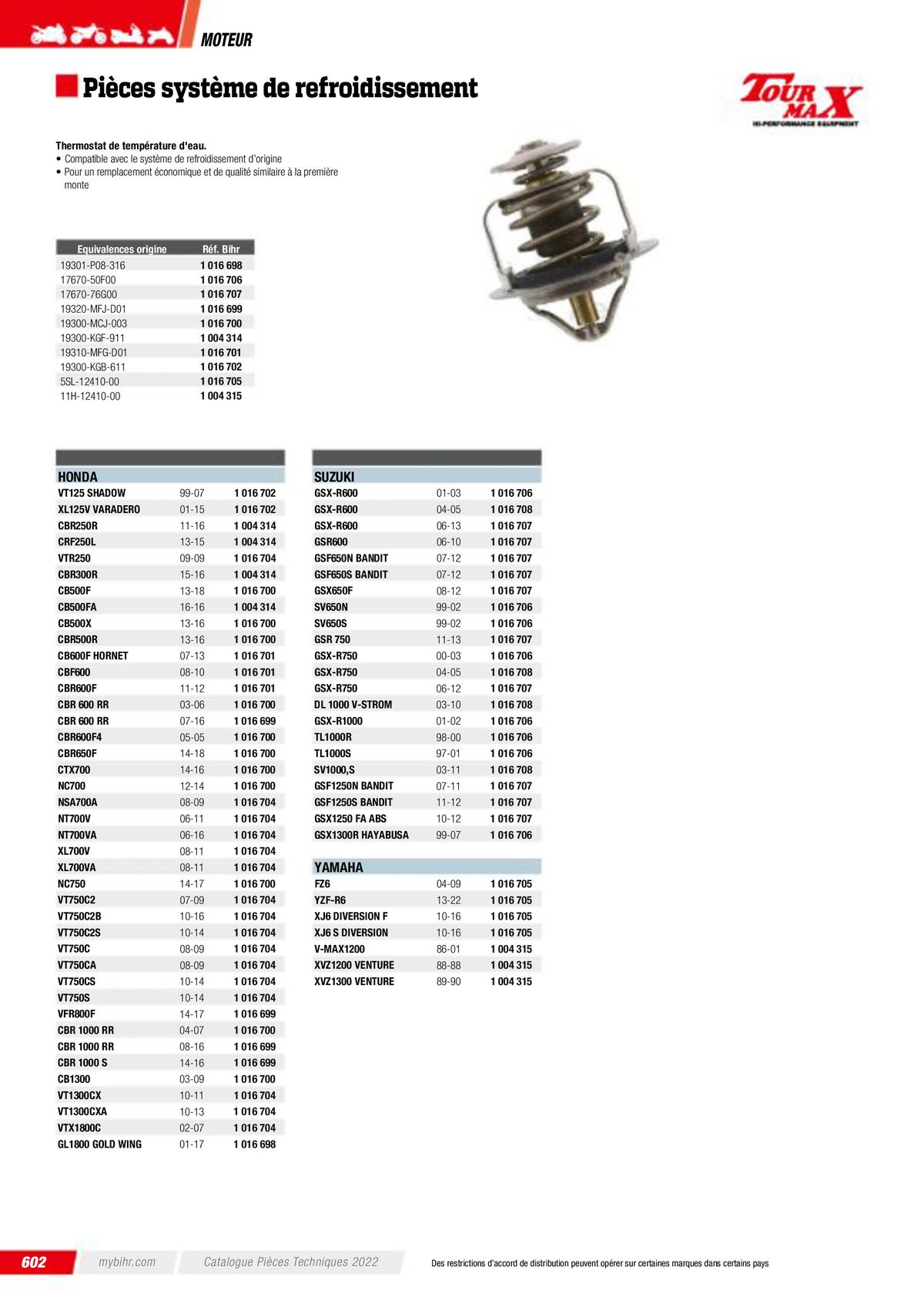 Catalogue Pièces Techniques 2023, page 00604