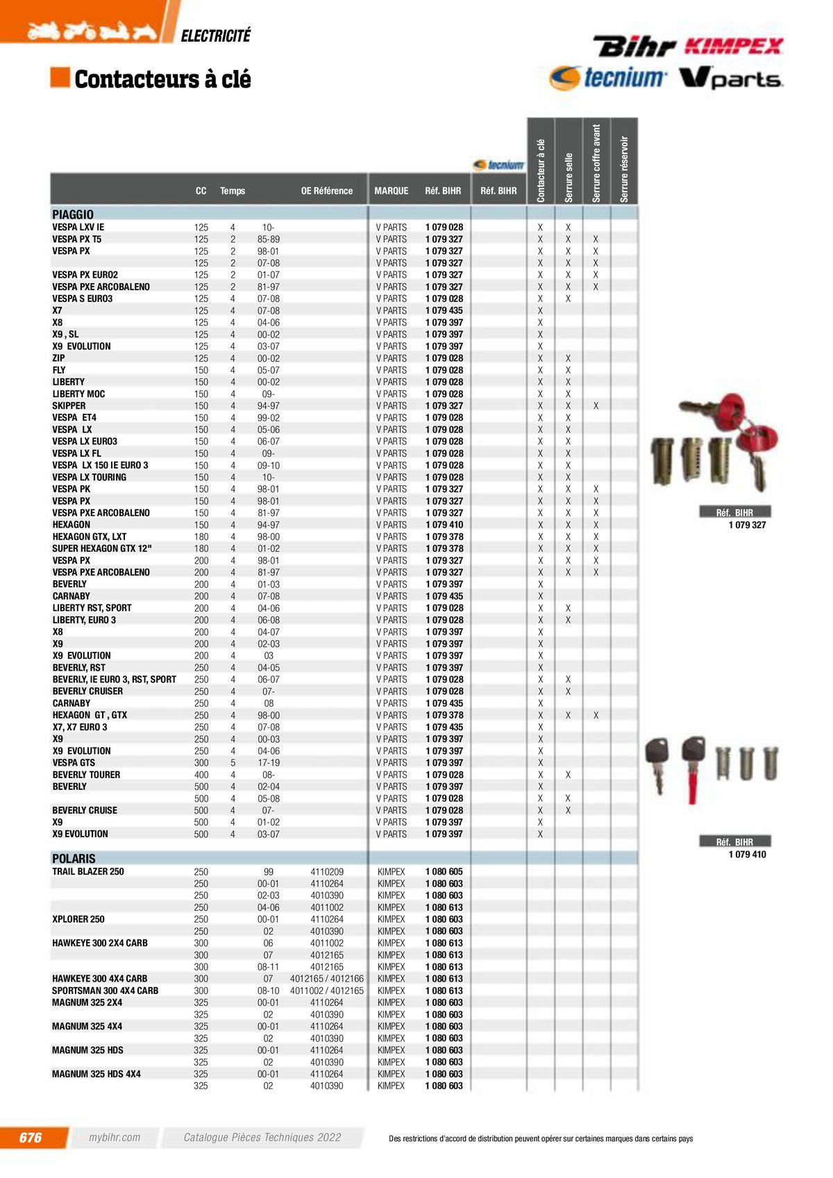 Catalogue Pièces Techniques 2023, page 00678