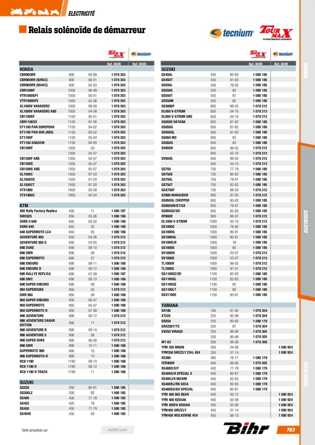 Catalogue Pièces Techniques 2023, page 00765