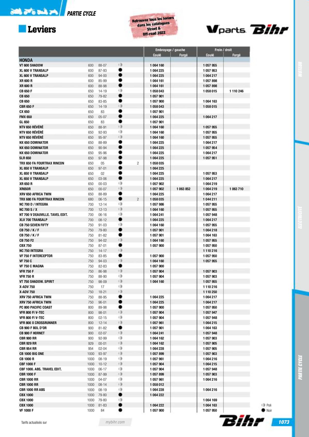 Catalogue Pièces Techniques 2023, page 01075