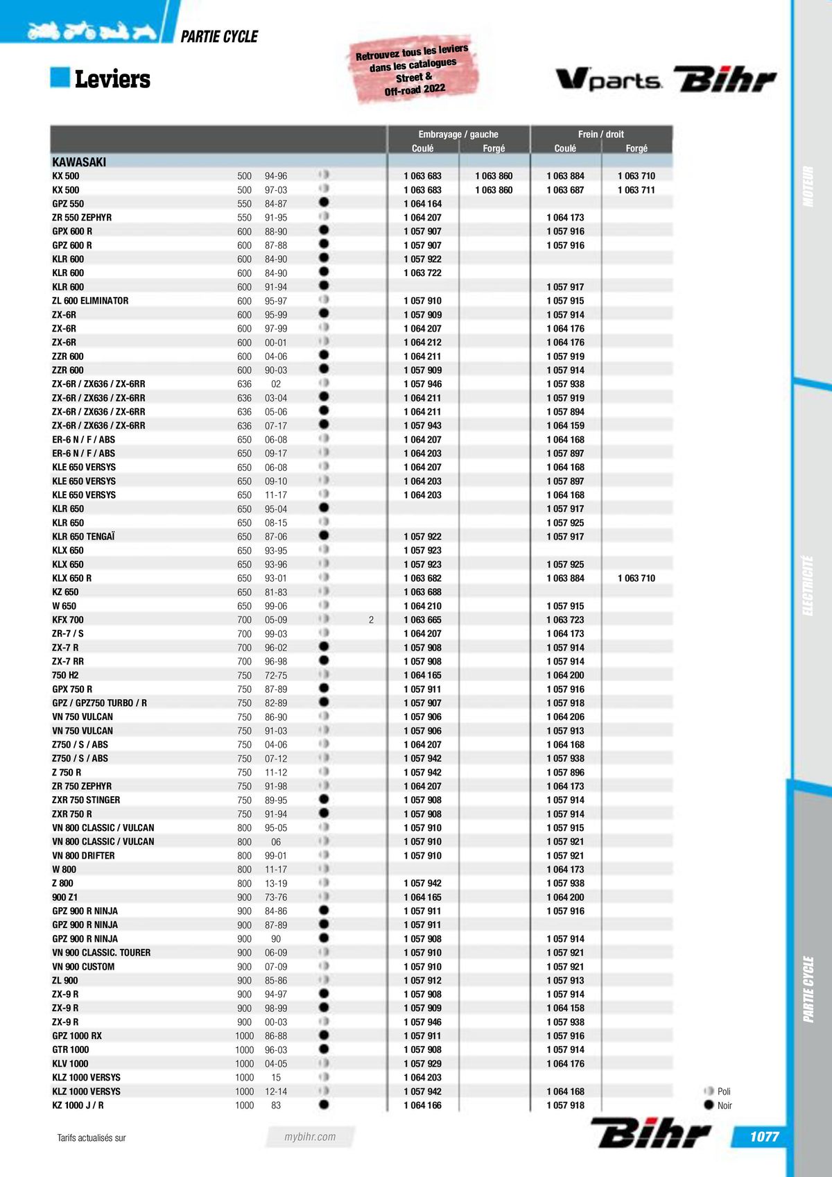 Catalogue Pièces Techniques 2023, page 01079