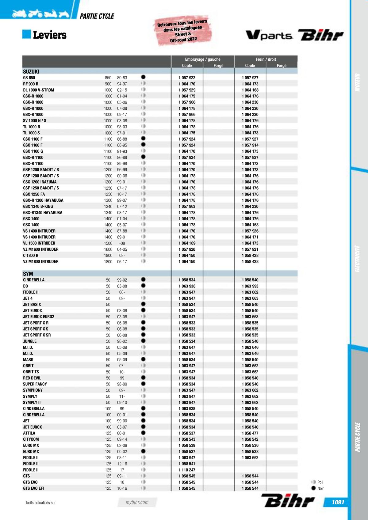 Catalogue Pièces Techniques 2023, page 01093