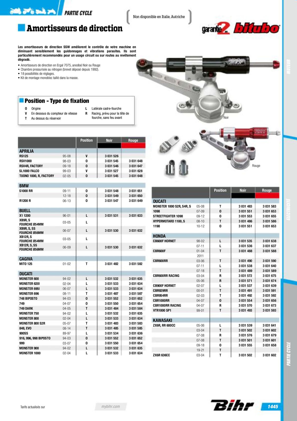 Catalogue Pièces Techniques 2023, page 01447