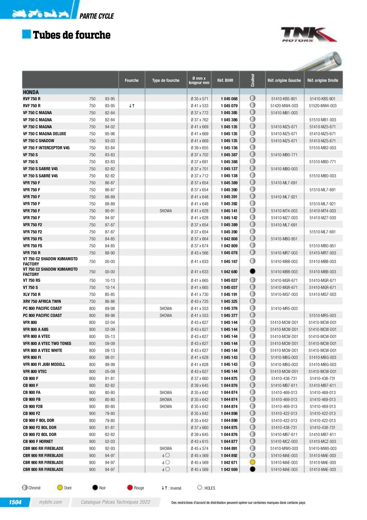 Catalogue Pièces Techniques 2023, page 01506