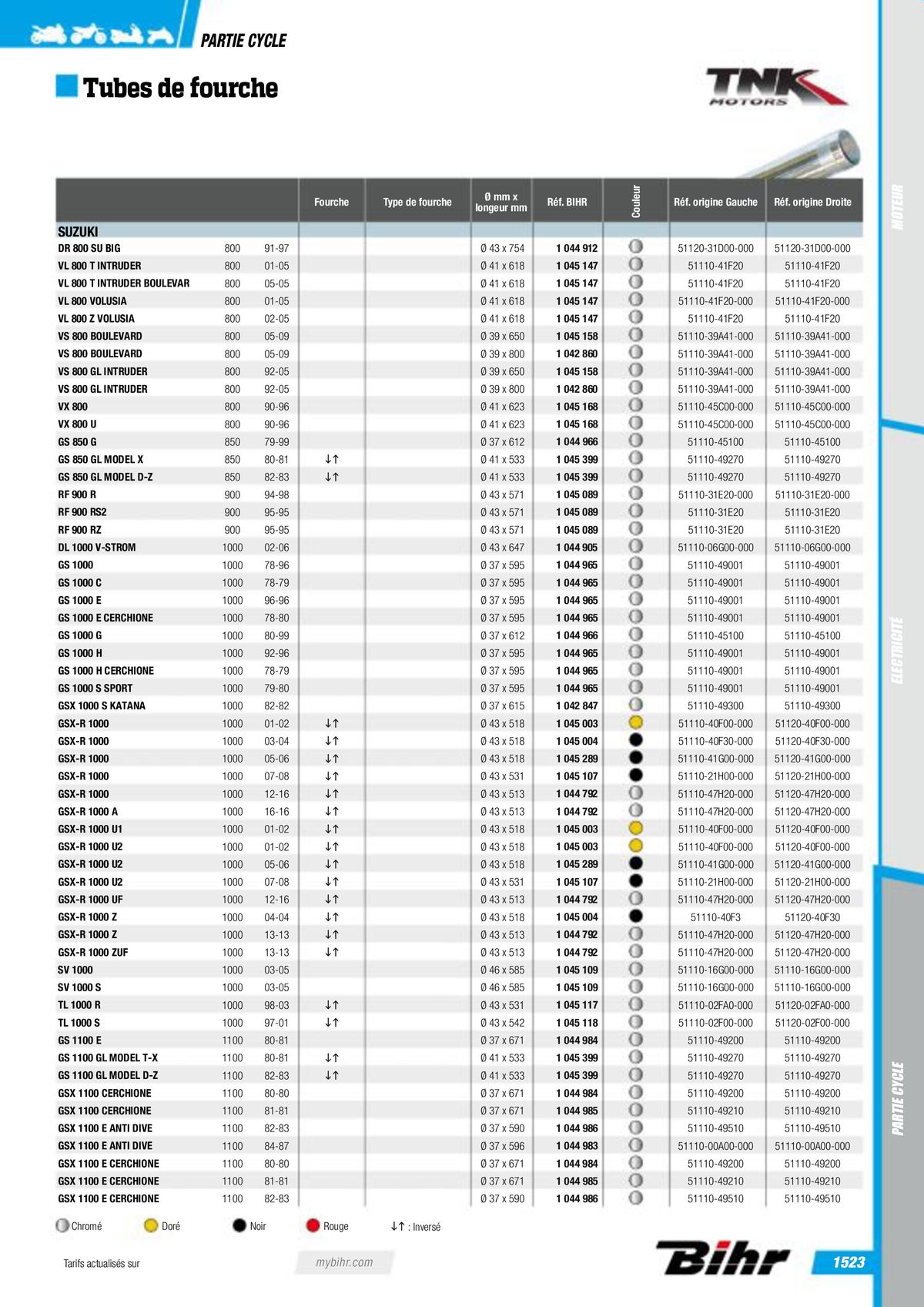 Catalogue Pièces Techniques 2023, page 01525