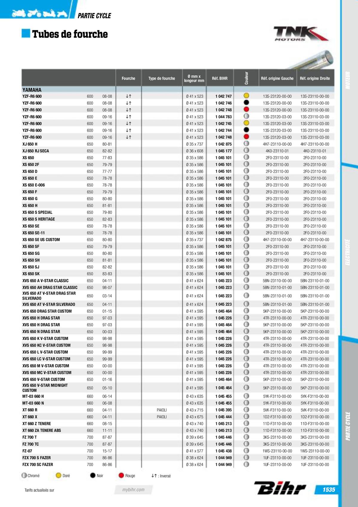 Catalogue Pièces Techniques 2023, page 01537