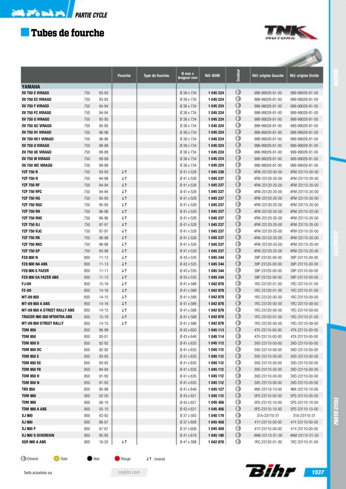 Catalogue Pièces Techniques 2023, page 01539