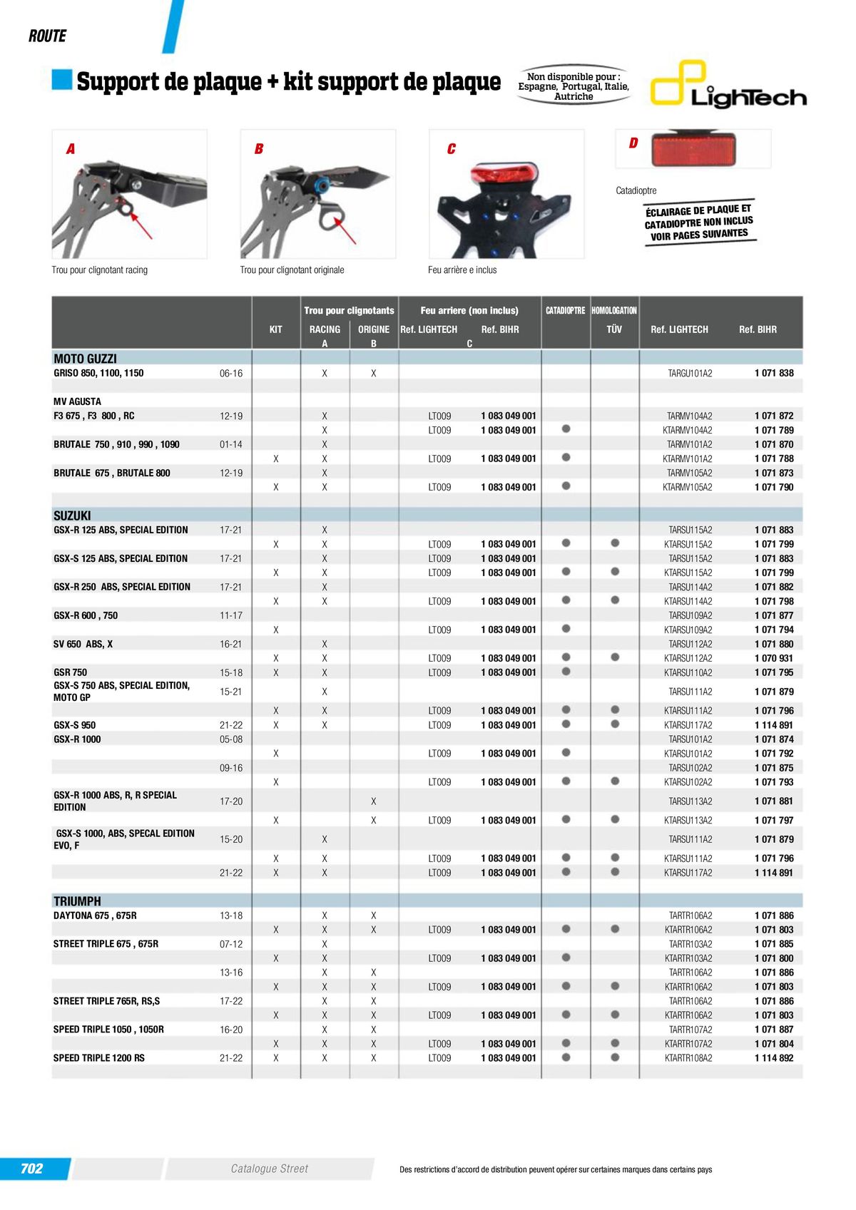 Catalogue Street & Sport Bikes 2023, page 00704