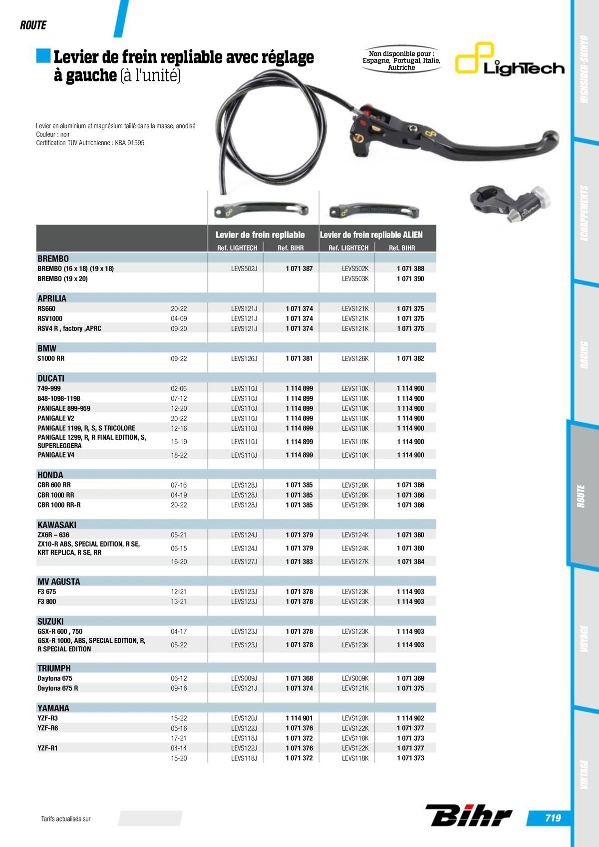 Catalogue Street & Sport Bikes 2023, page 00721