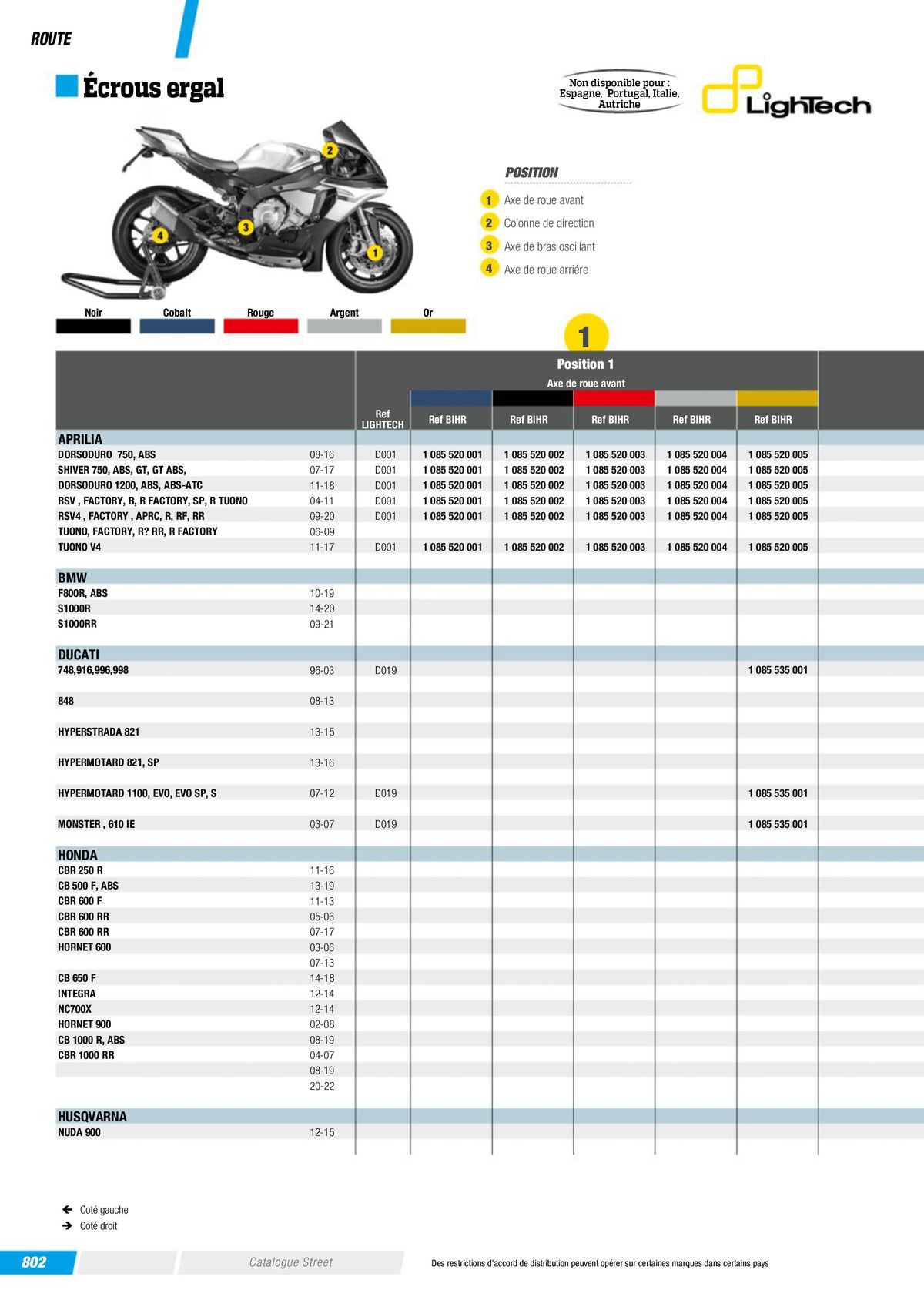 Catalogue Street & Sport Bikes 2023, page 00804
