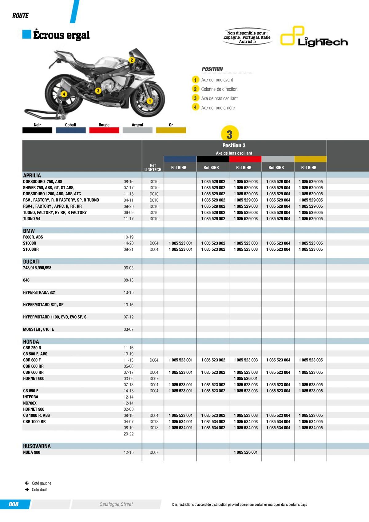 Catalogue Street & Sport Bikes 2023, page 00810