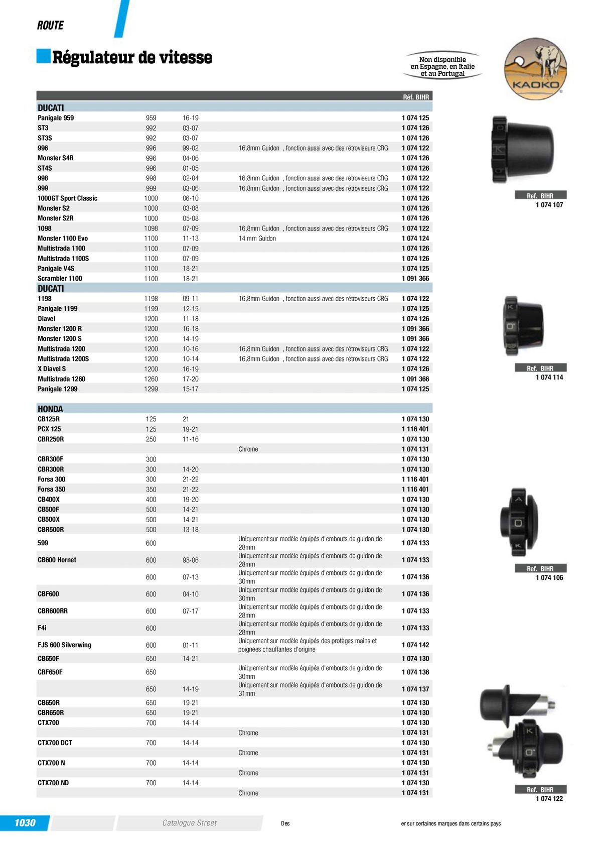 Catalogue Street & Sport Bikes 2023, page 01032