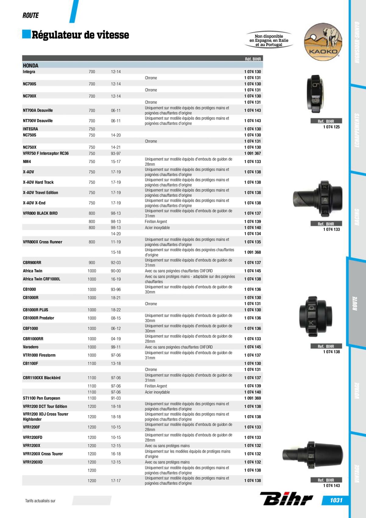 Catalogue Street & Sport Bikes 2023, page 01033