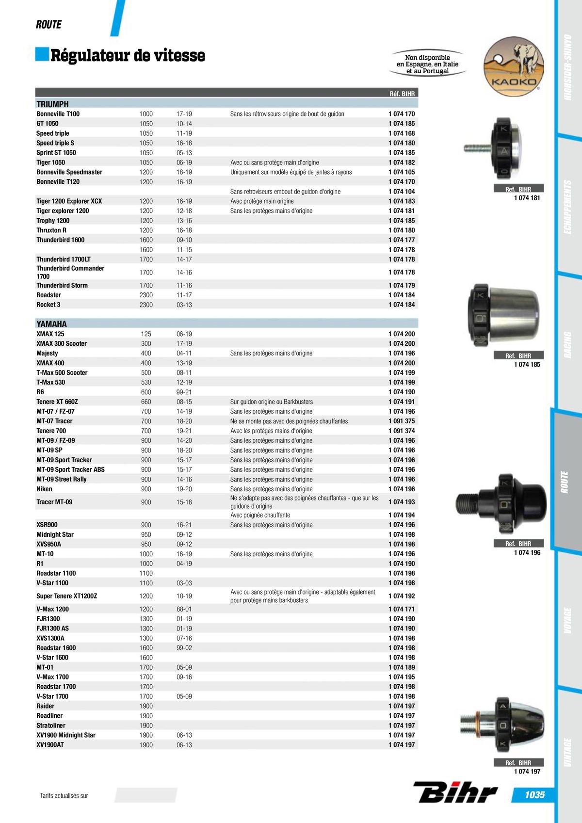 Catalogue Street & Sport Bikes 2023, page 01037