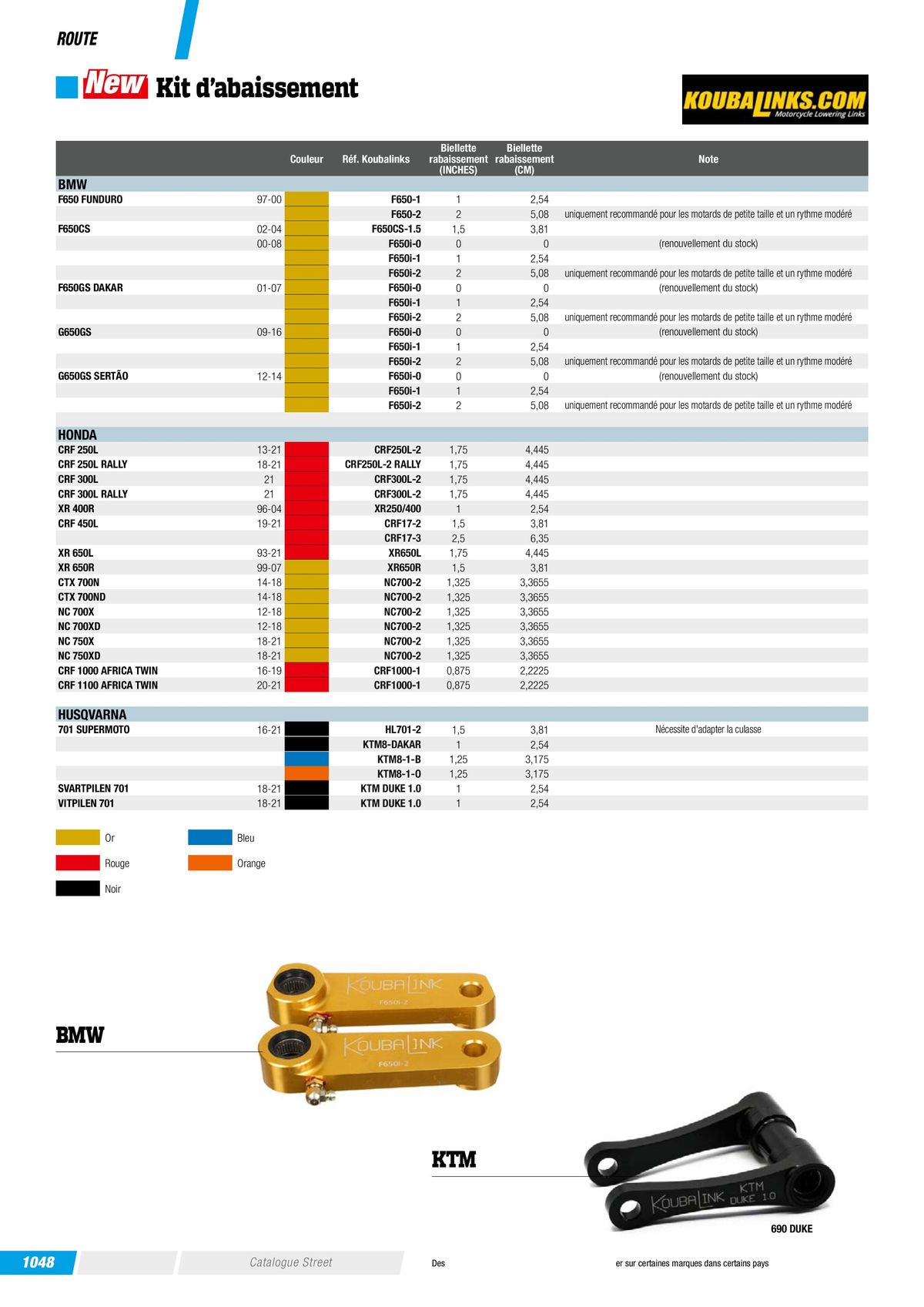 Catalogue Street & Sport Bikes 2023, page 01050