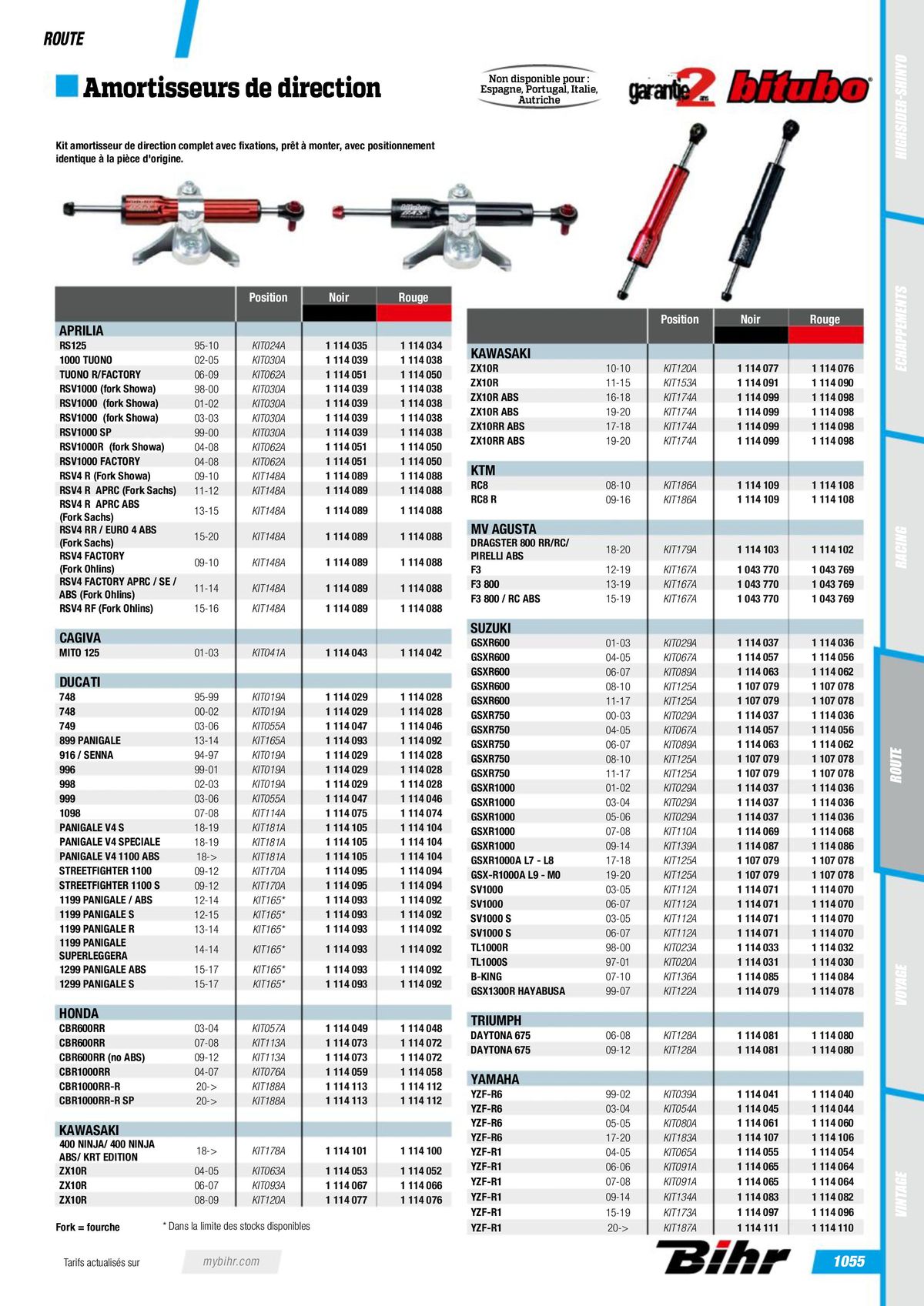 Catalogue Street & Sport Bikes 2023, page 01057