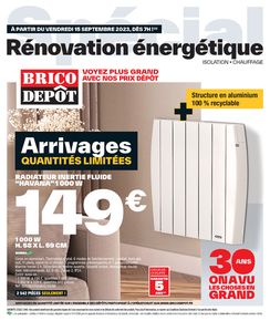 Catalogue Brico Dépôt à Saint-Dizier | Rénovation énergétique | 13/09/2023 - 05/10/2023