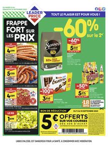 Promos de Supermarchés à Paris | FRAPPE FORT SUR LES PRIX sur Leader Price | 12/09/2023 - 24/09/2023