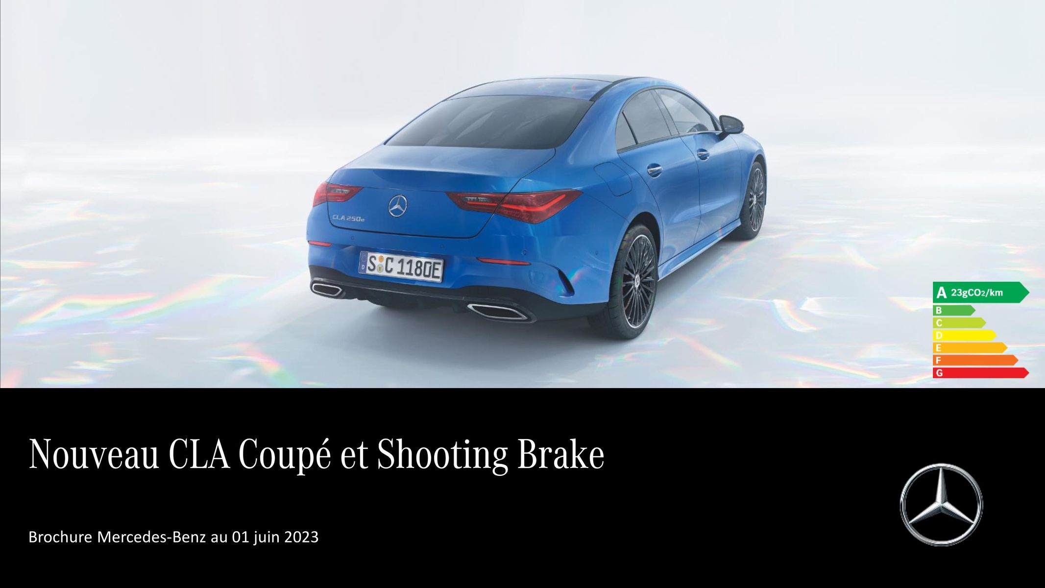 Catalogue Nouveau CLA Coupé et Shooting Brake, page 00001