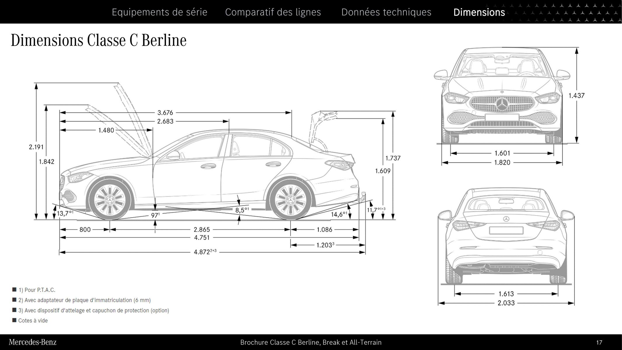 Catalogue Classe C Berline, Break et All-Terrain , page 00017