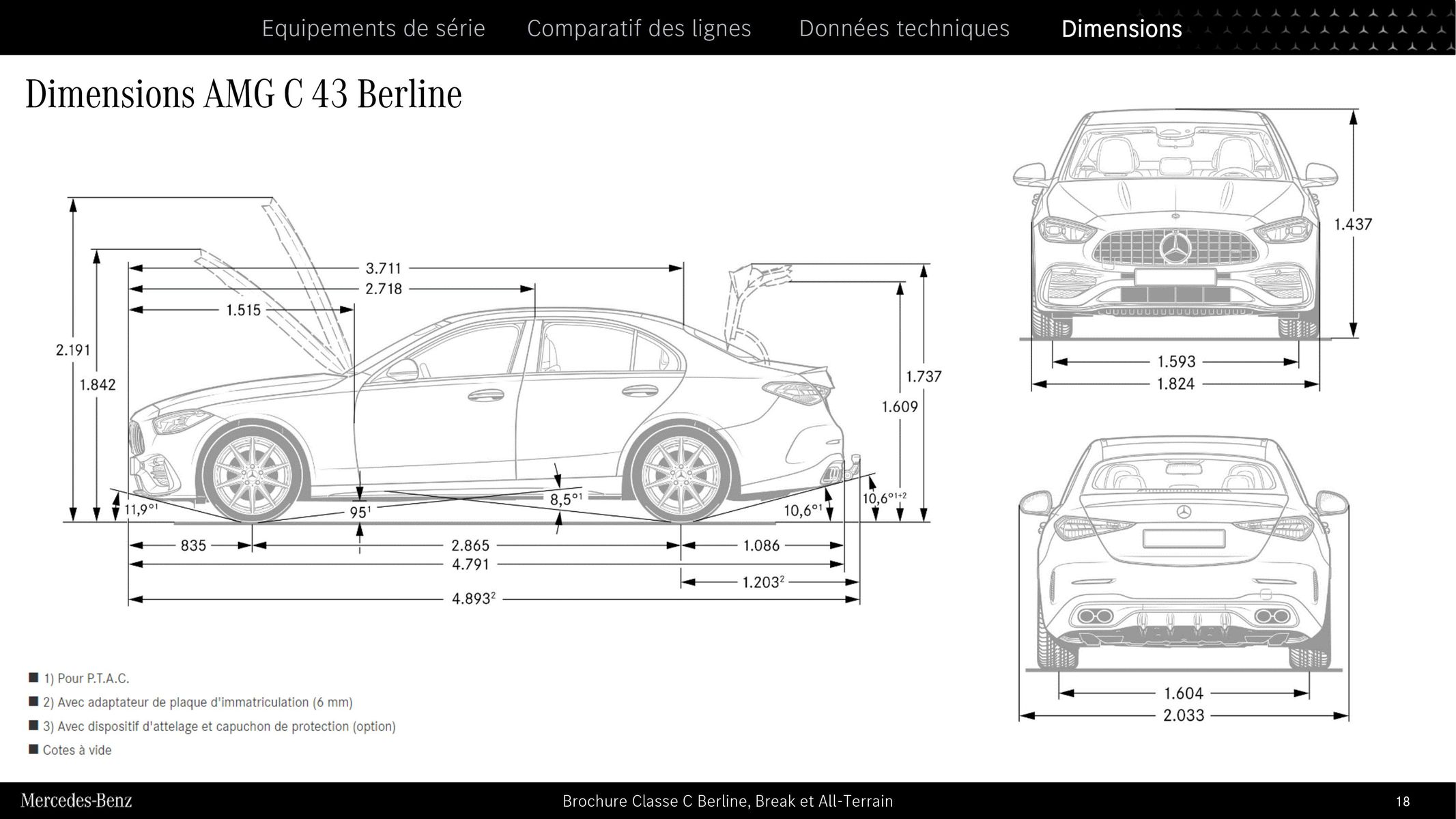 Catalogue Classe C Berline, Break et All-Terrain , page 00018