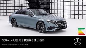 Catalogue Mercedes-Benz | Nouvelle Classe E Berlineet Break | 14/09/2023 - 31/12/2023