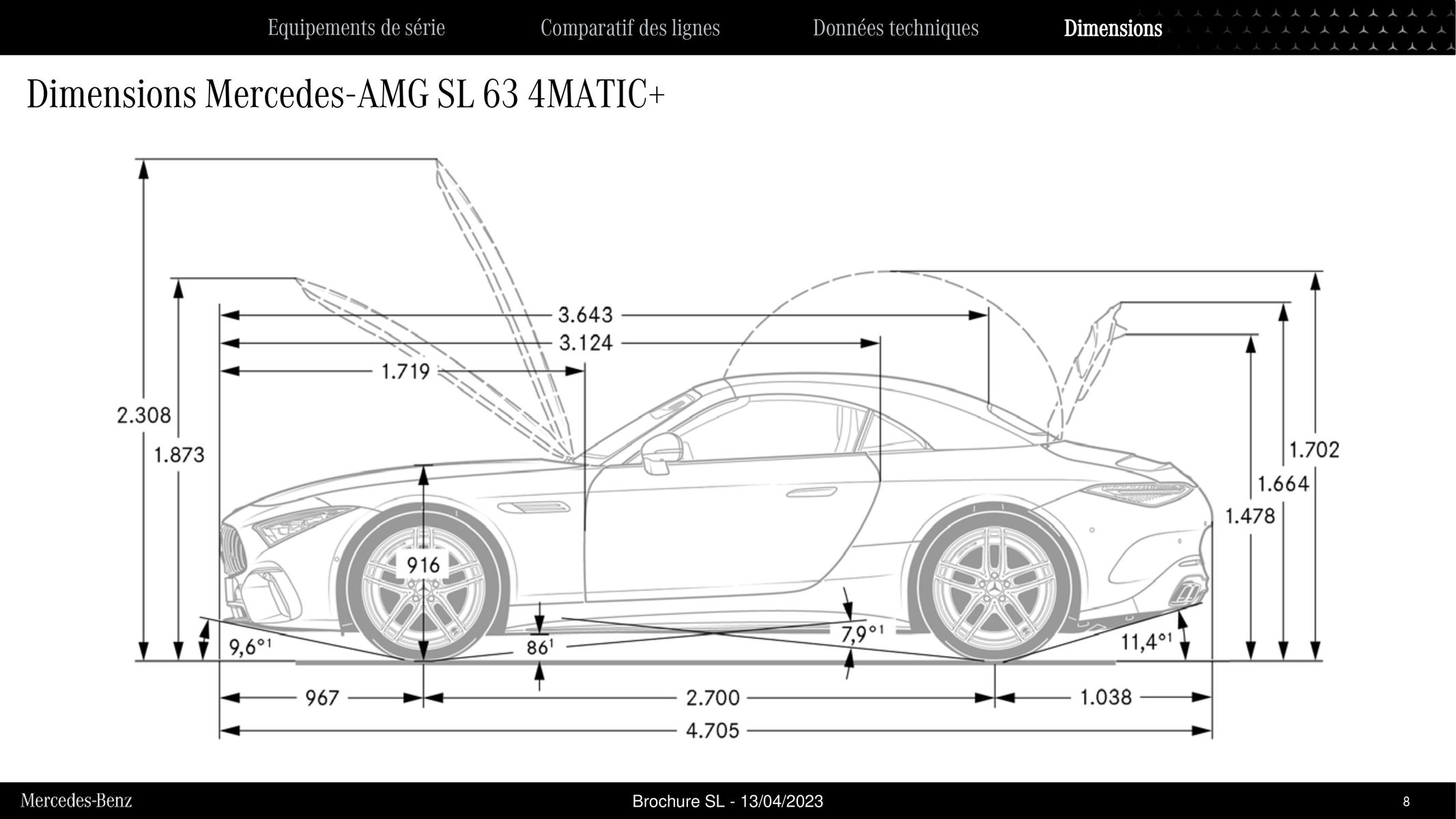 Catalogue Mercedes-AMG SL, page 00008