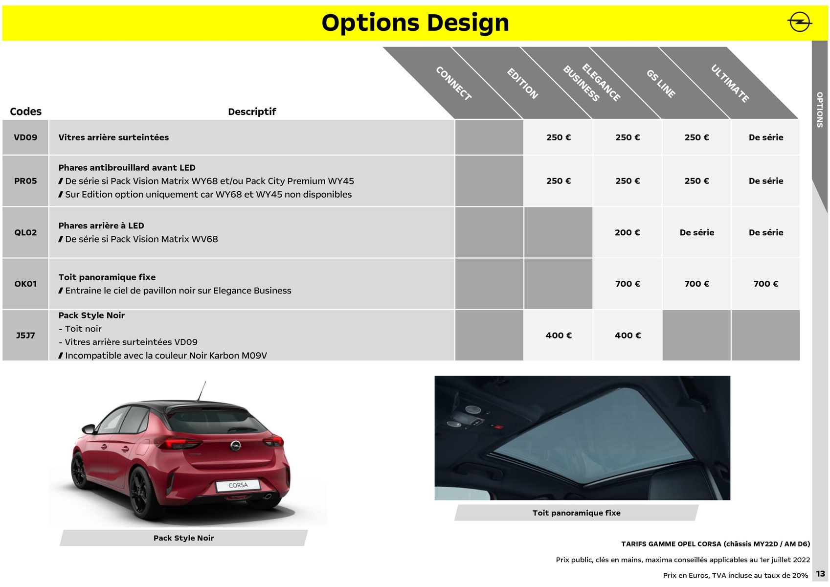 Catalogue Opel Corsa, page 00013