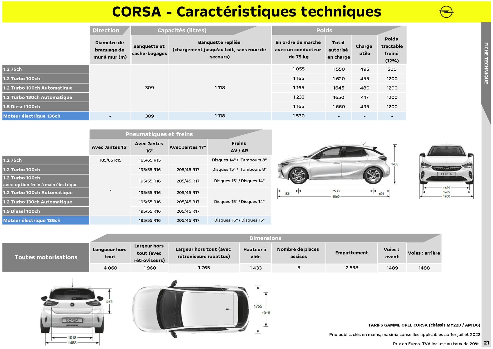 Catalogue Opel Corsa, page 00021