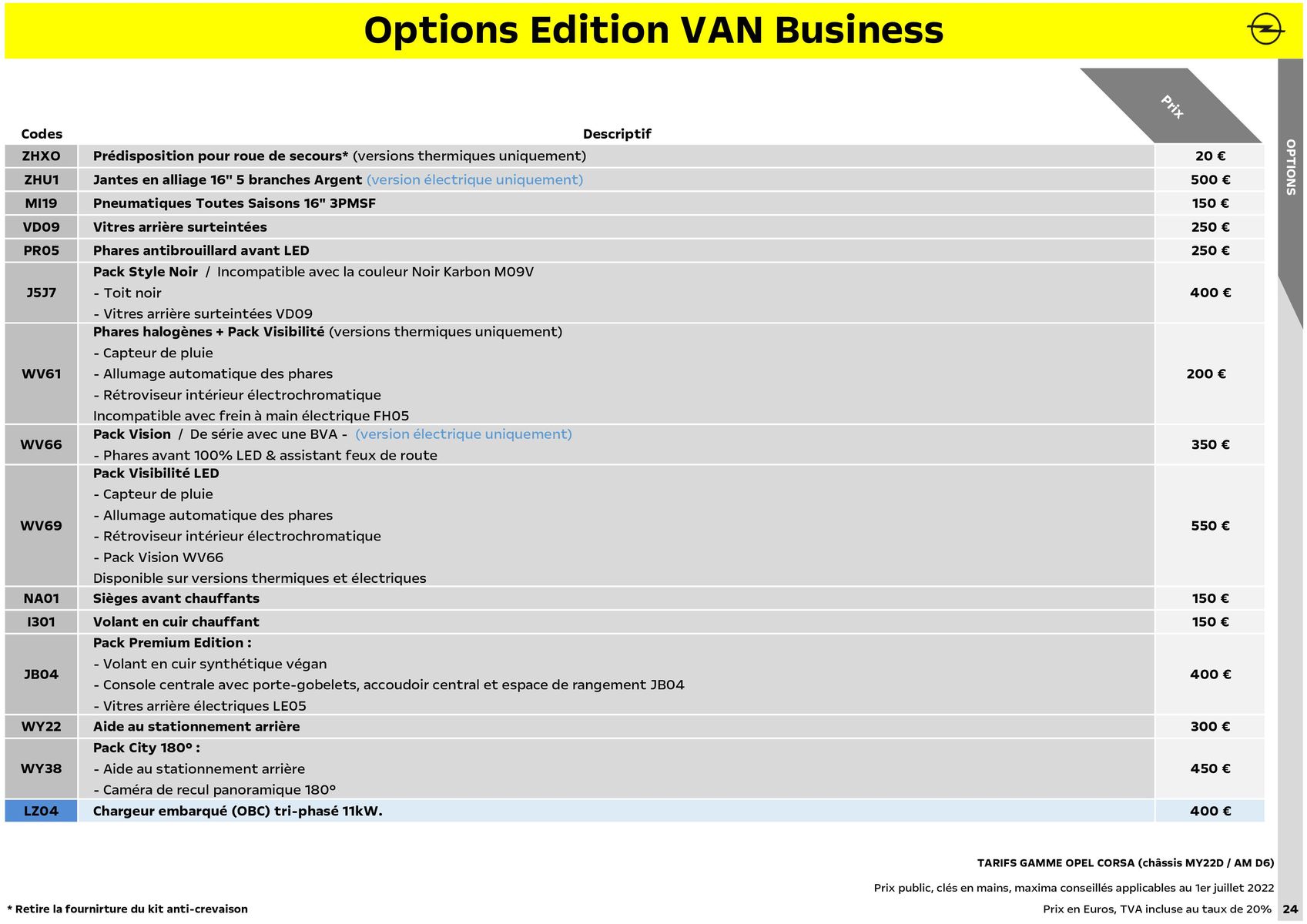 Catalogue Opel Corsa, page 00024