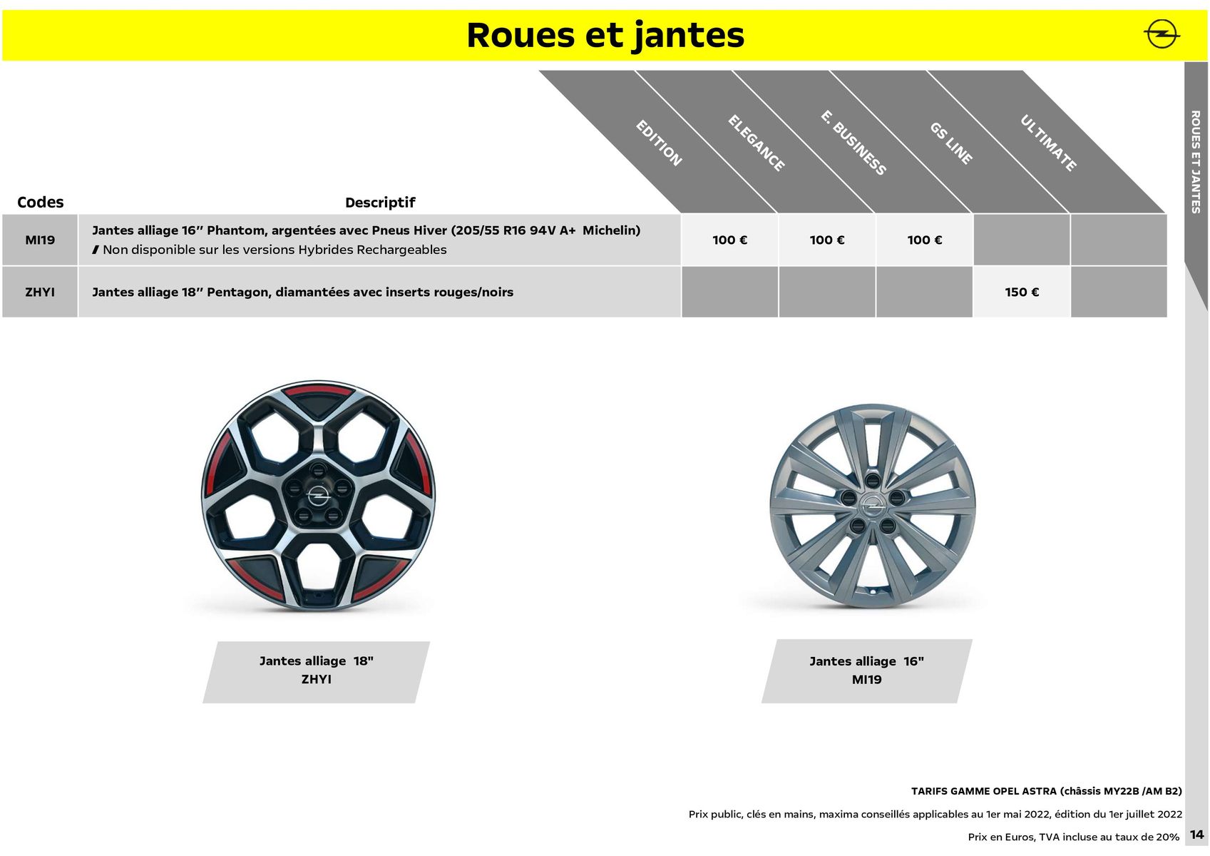 Catalogue Opel Nouvelle Astra, page 00015