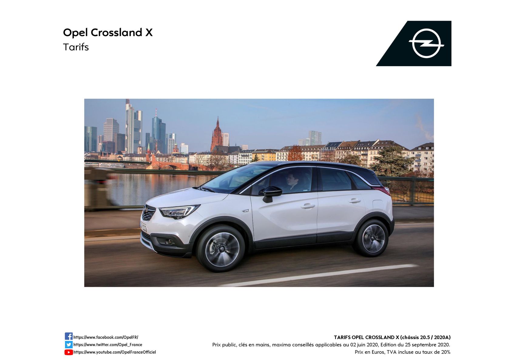 Catalogue Opel Crossland X, page 00001