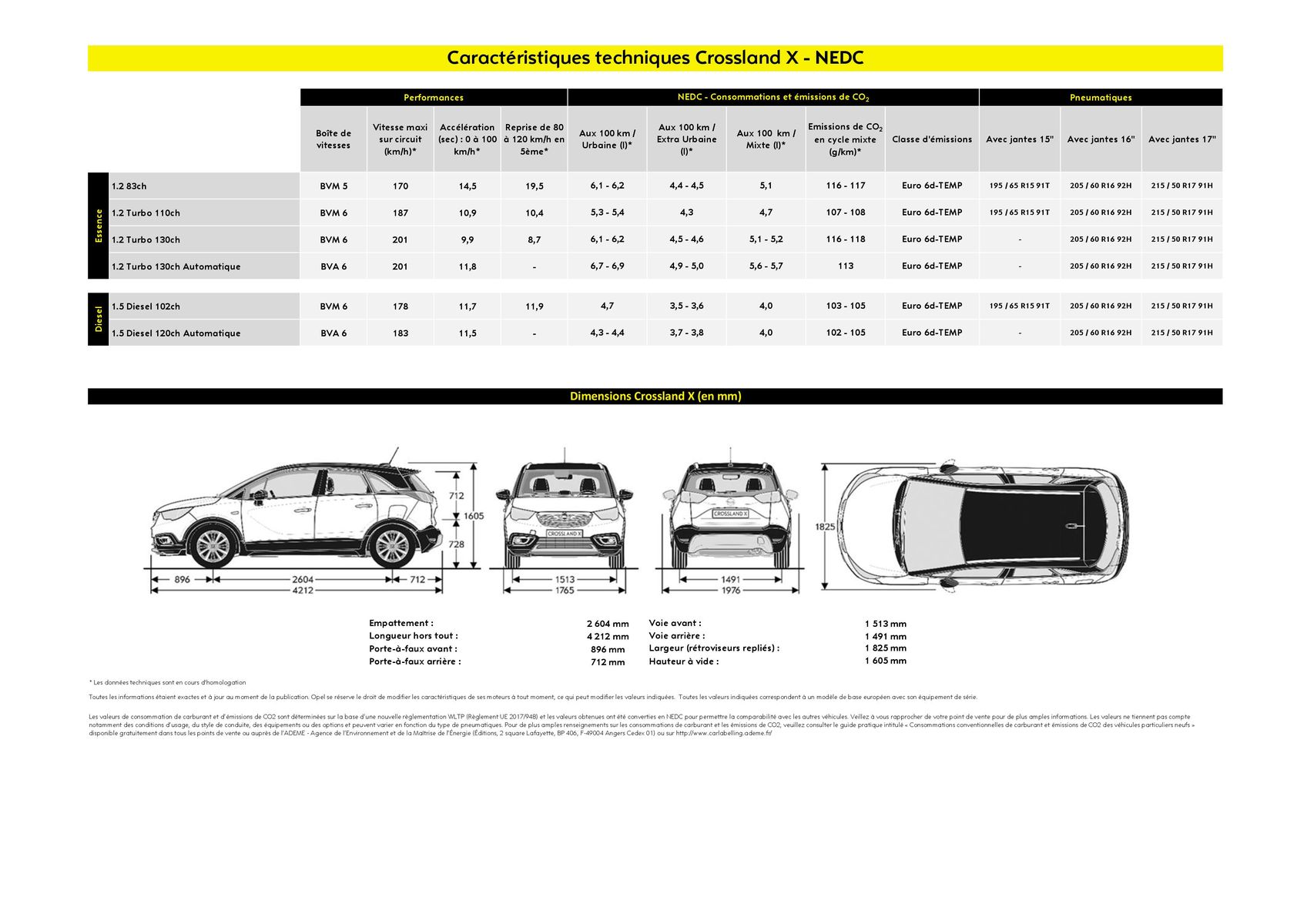 Catalogue Opel Crossland X, page 00012