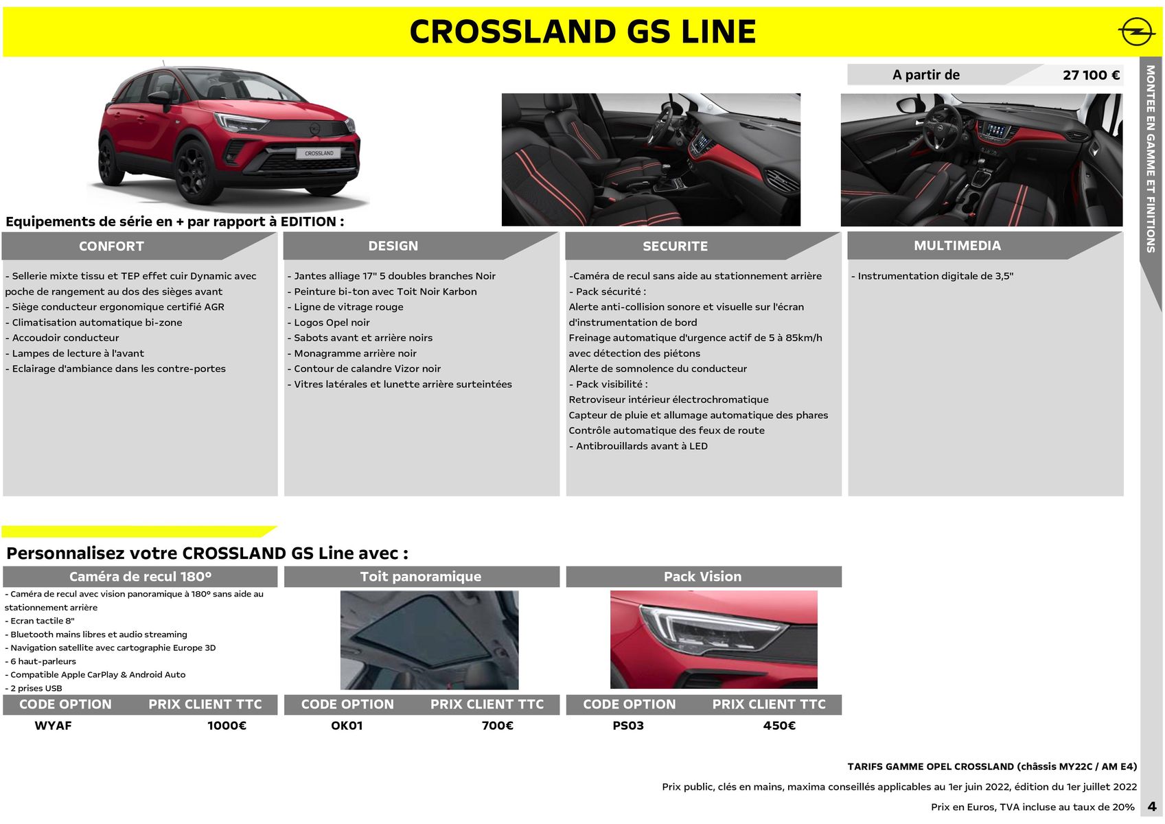 Catalogue Opel Nouveau Crossland_, page 00005