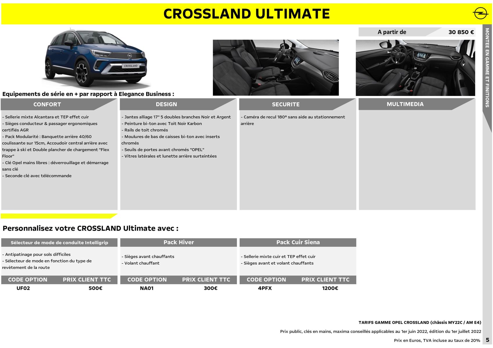 Catalogue Opel Nouveau Crossland_, page 00006