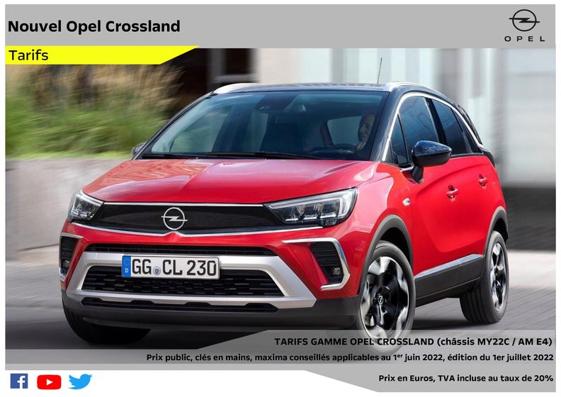 Opel Nouveau Crossland_