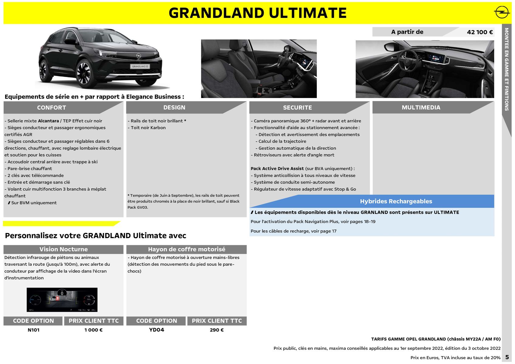 Catalogue Opel Nouveau Grandland, page 00006