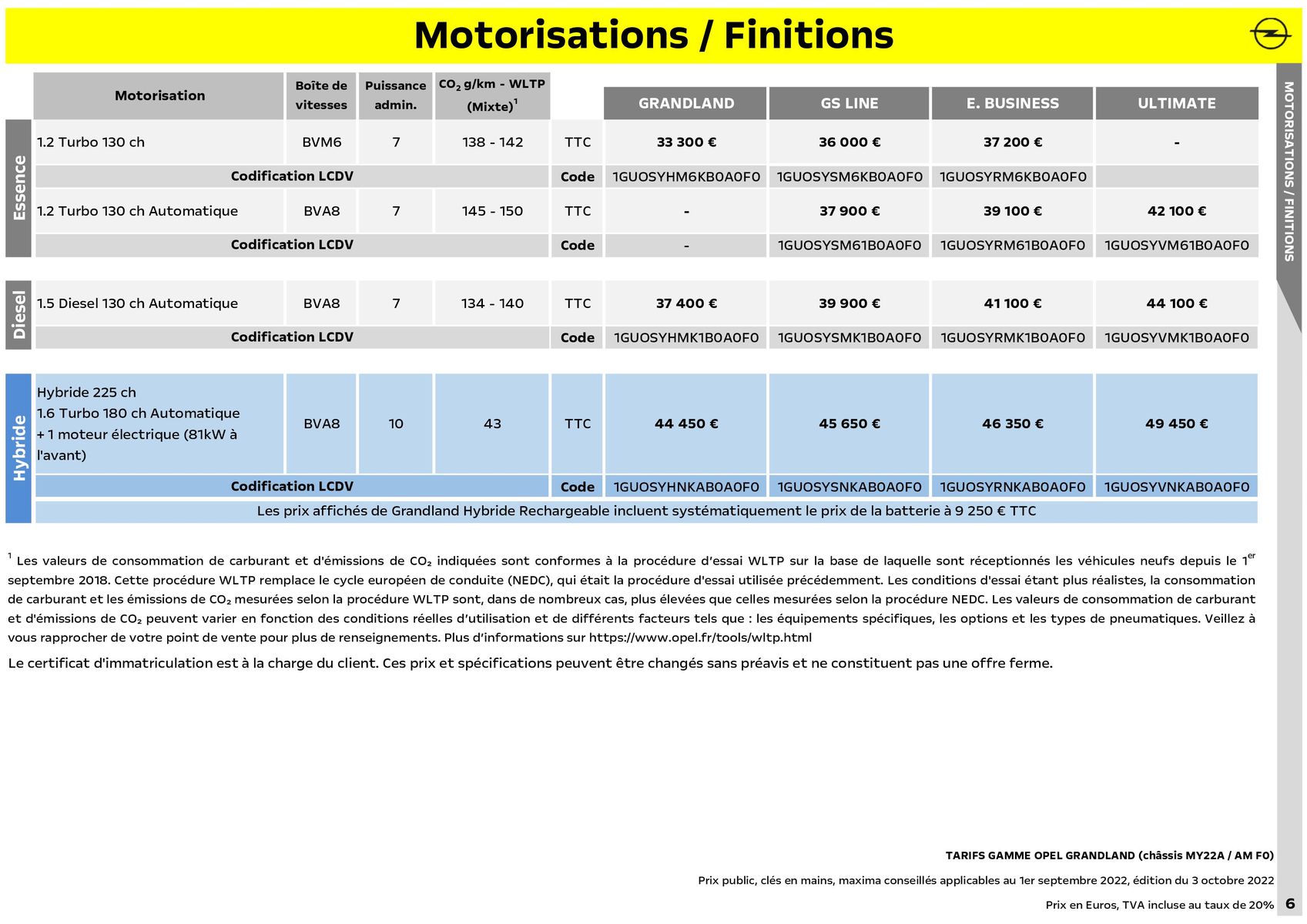 Catalogue Opel Nouveau Grandland, page 00007