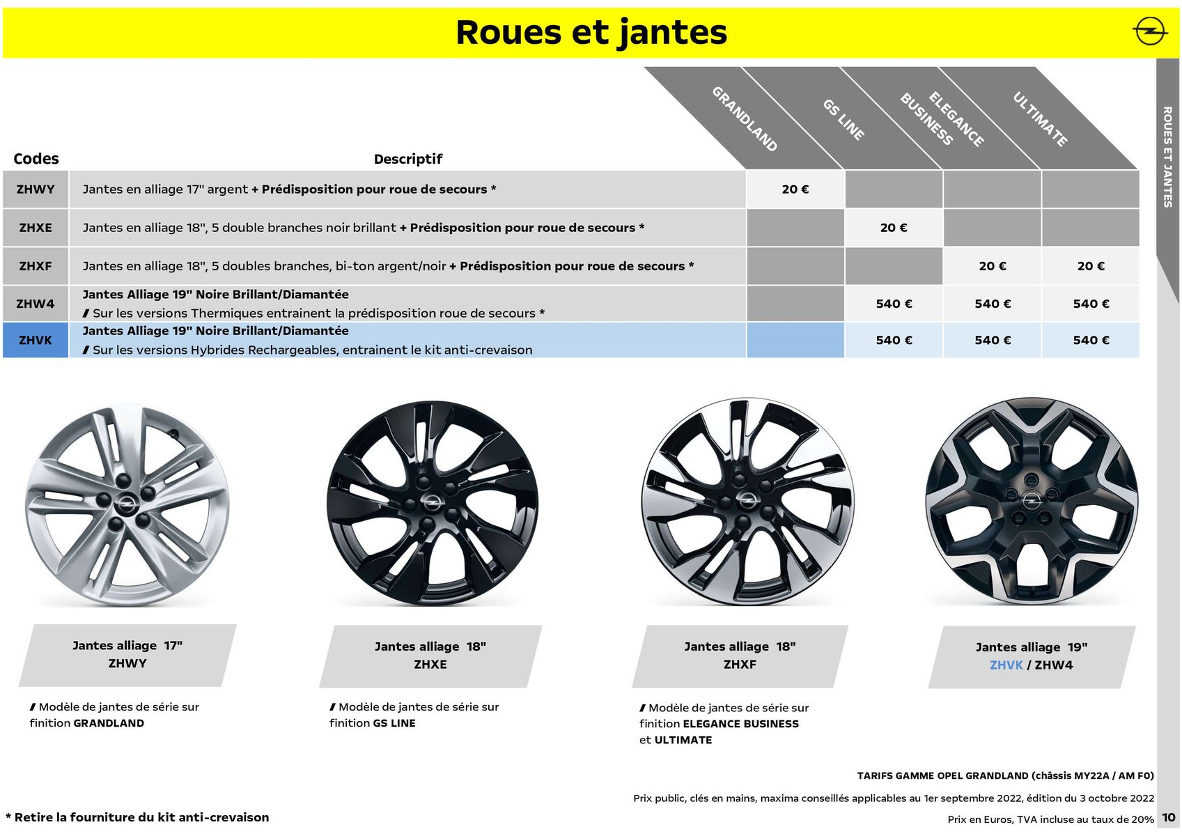 Catalogue Opel Nouveau Grandland, page 00011