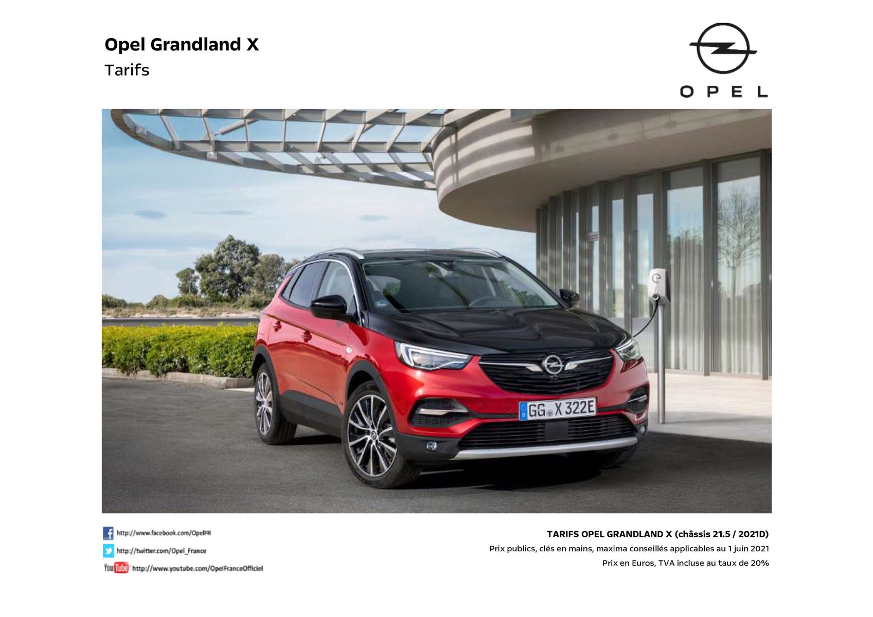 Catalogue Opel Grandland X, page 00001