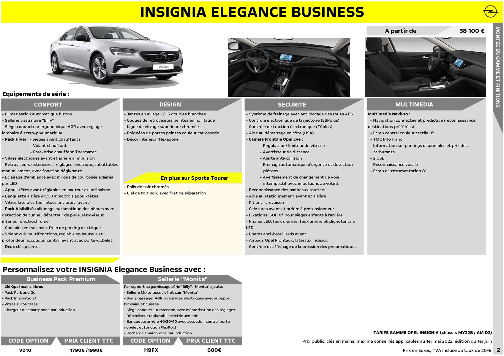 Catalogue Opel Insignia Grand Sport, page 00003