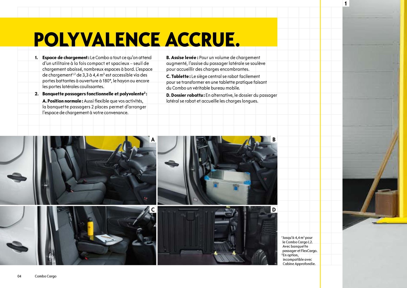Catalogue Opel Combo Cargo, page 00004