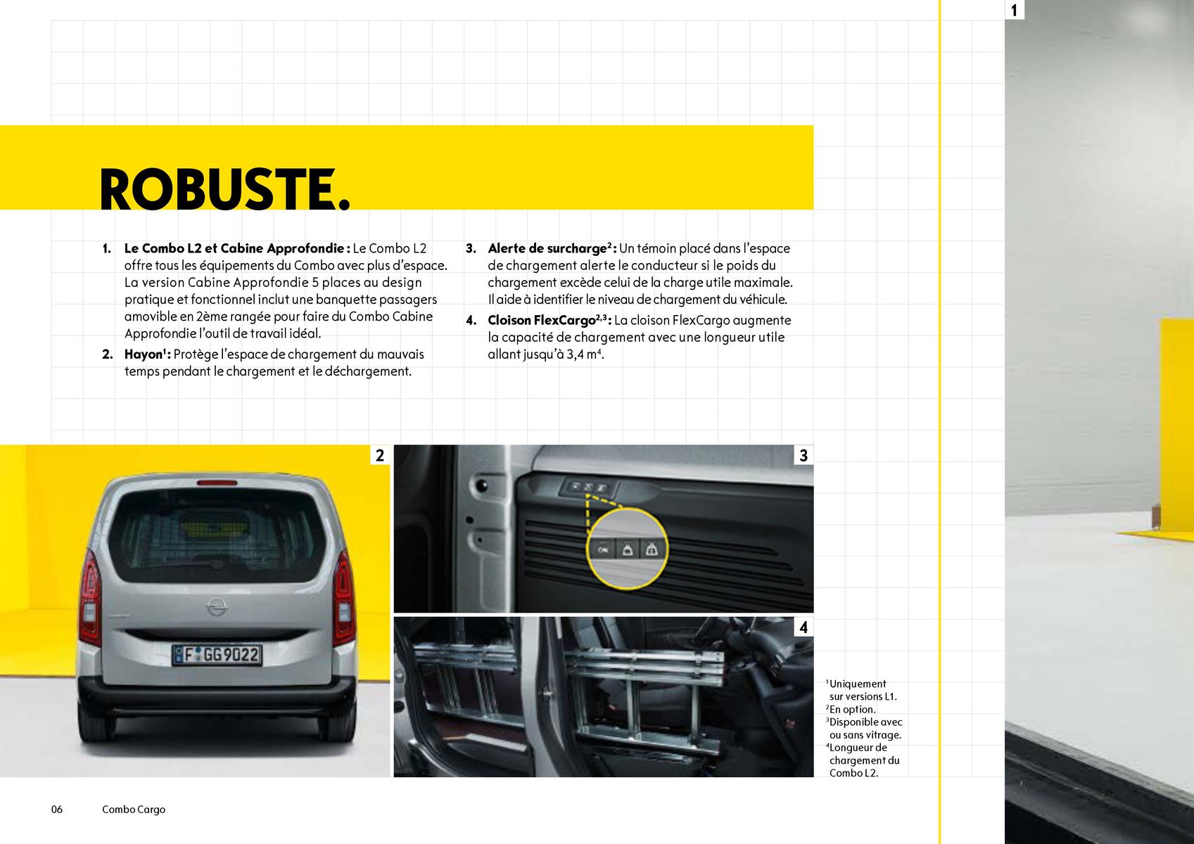 Catalogue Opel Combo Cargo, page 00006