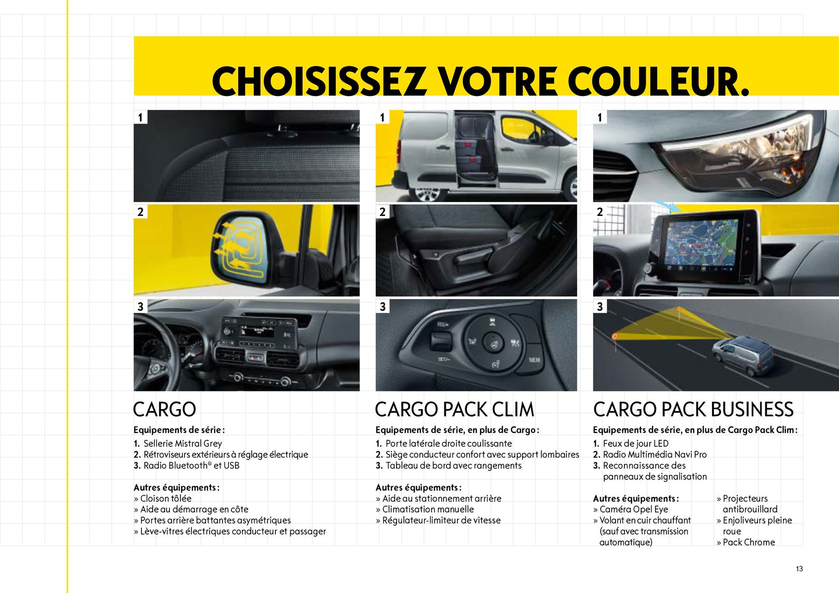 Catalogue Opel Combo Cargo, page 00013