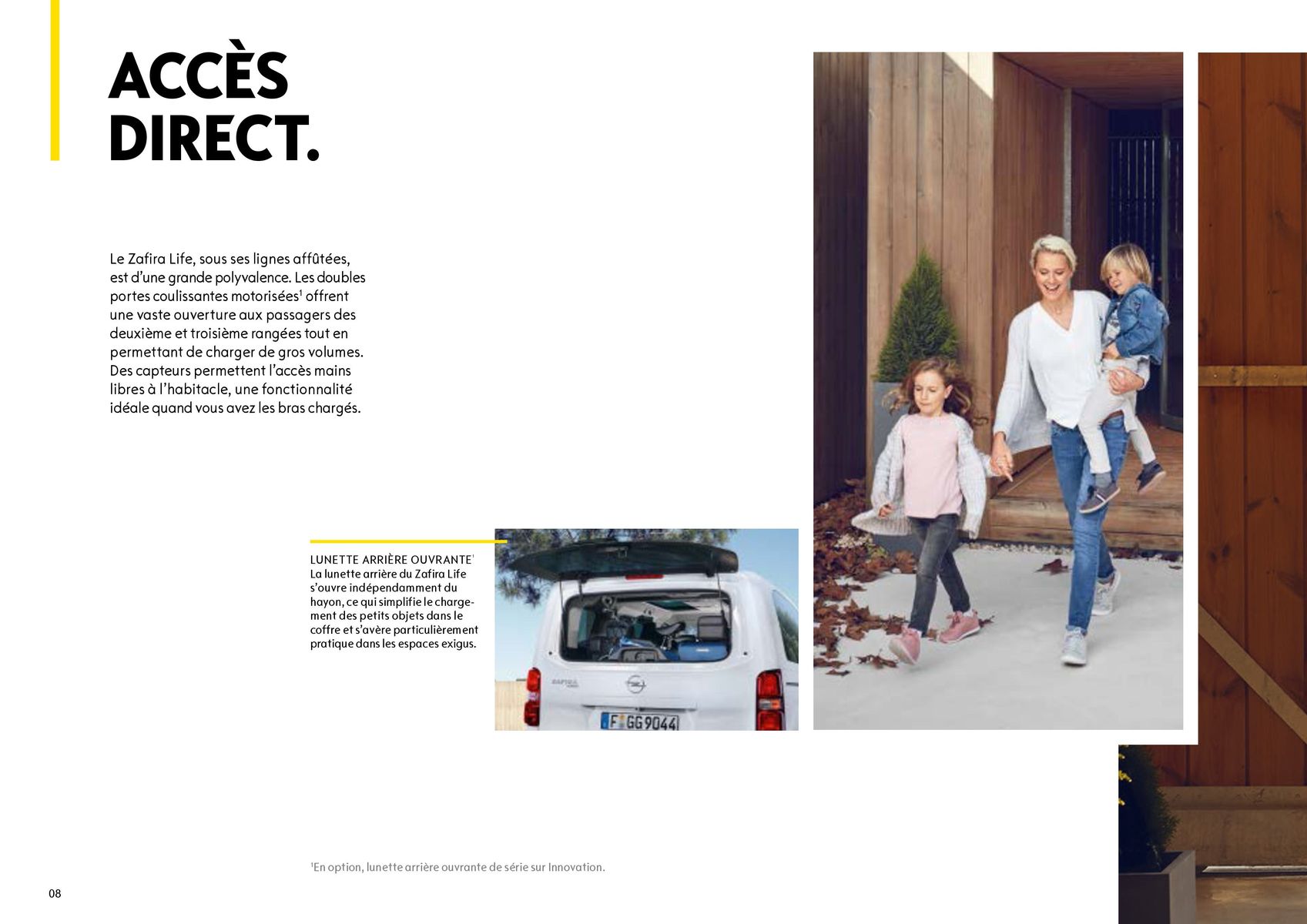 Catalogue Opel Zafira Life-, page 00008