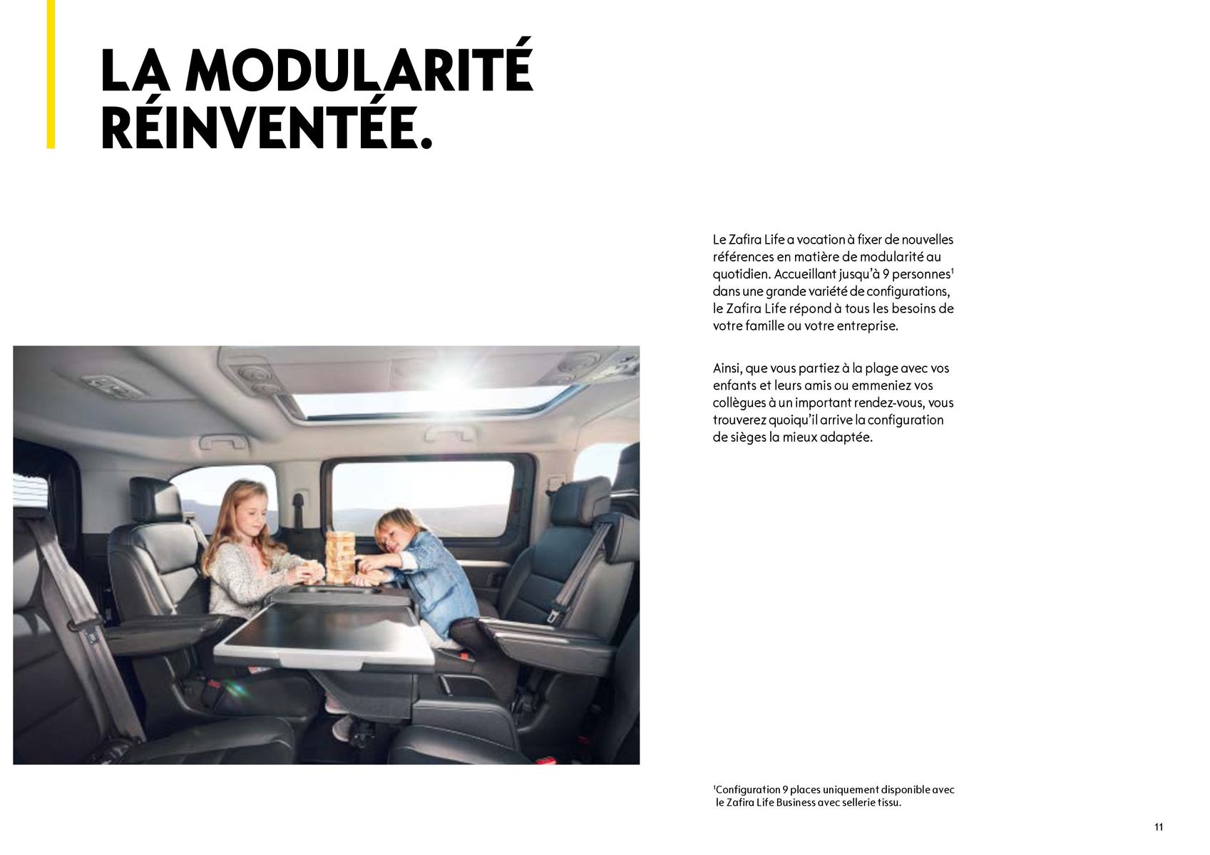 Catalogue Opel Zafira Life-, page 00011