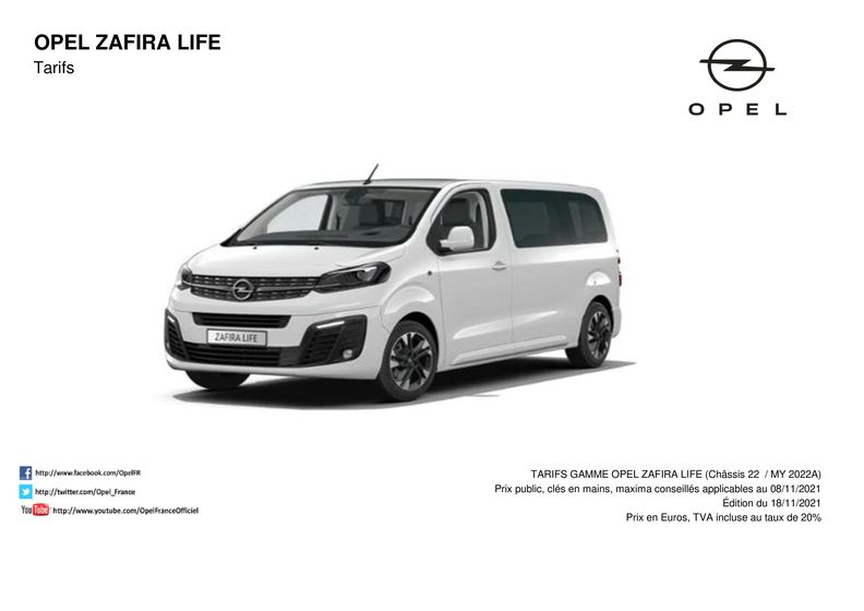 Opel Zafira Life_