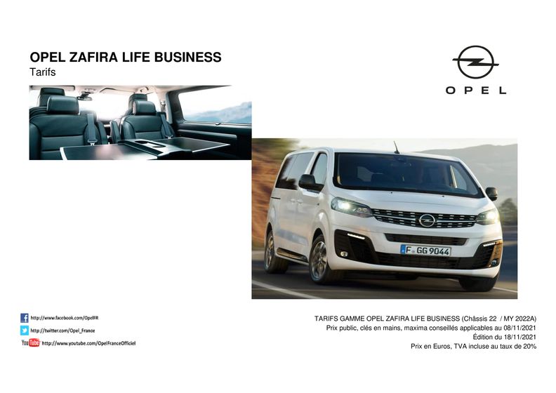 Opel Zafira Life: